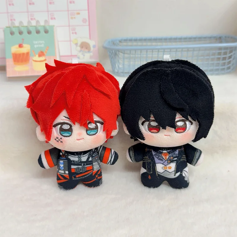 10cm Ensemble Stars Plush Toys Keyring Cosplay Stuffed Dolls Plushie Pendant Figure Room Decoration Keychain Christmas Gifts