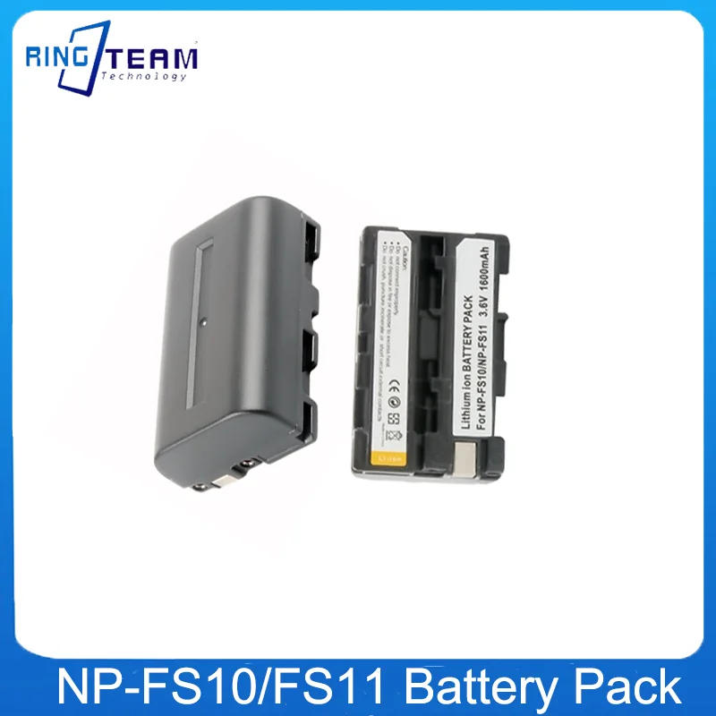 소니 NP-FS11 NP-F10 NP-FS10 NP-FS12 FS21 FS31 용 리튬 이온 배터리, NP-FS11 NP-FS10 FS10 FS11, 로트당 2 개
