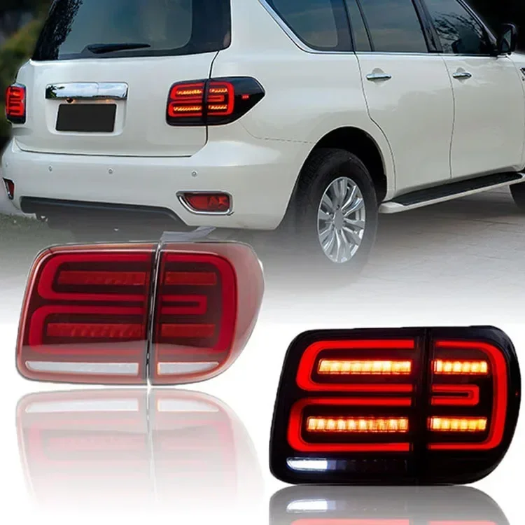 Led Tail Light For Nissan Patrol Y62 2012-2019 Dynamic Turn Signal Lamp Brake Reversing