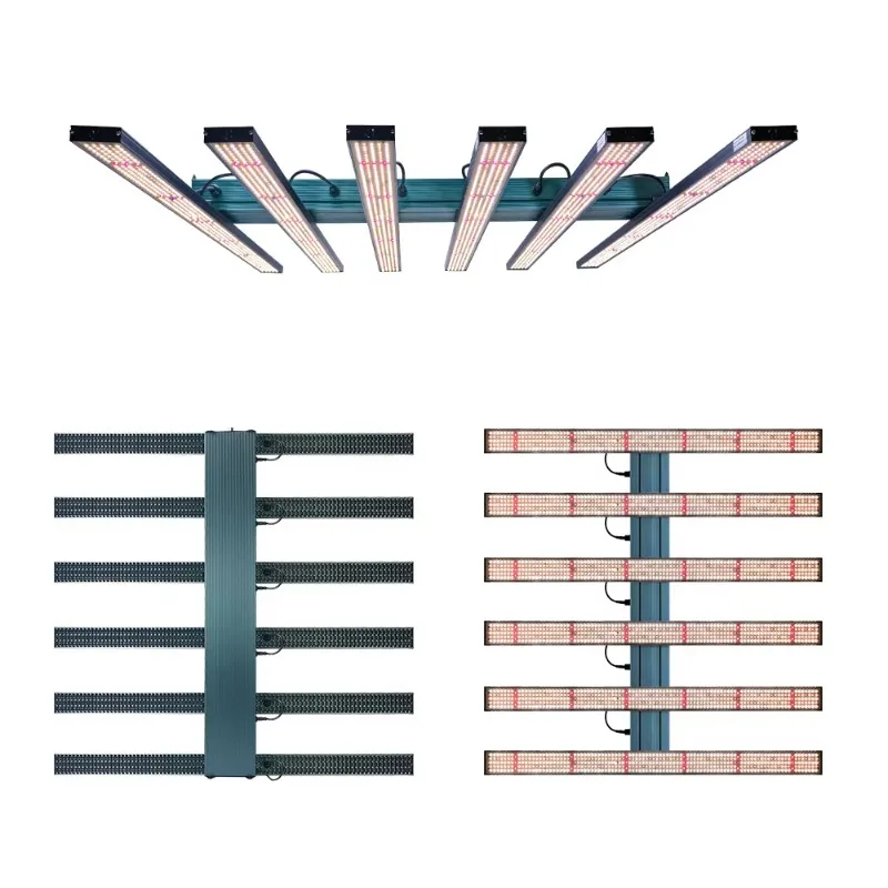 

2.91umol/J Dimmable Folding 800W 1000W Vertical Farming Hydroponic KUNSIND Led Grow Light for Indoor Plant Greenhouse Grow Tent