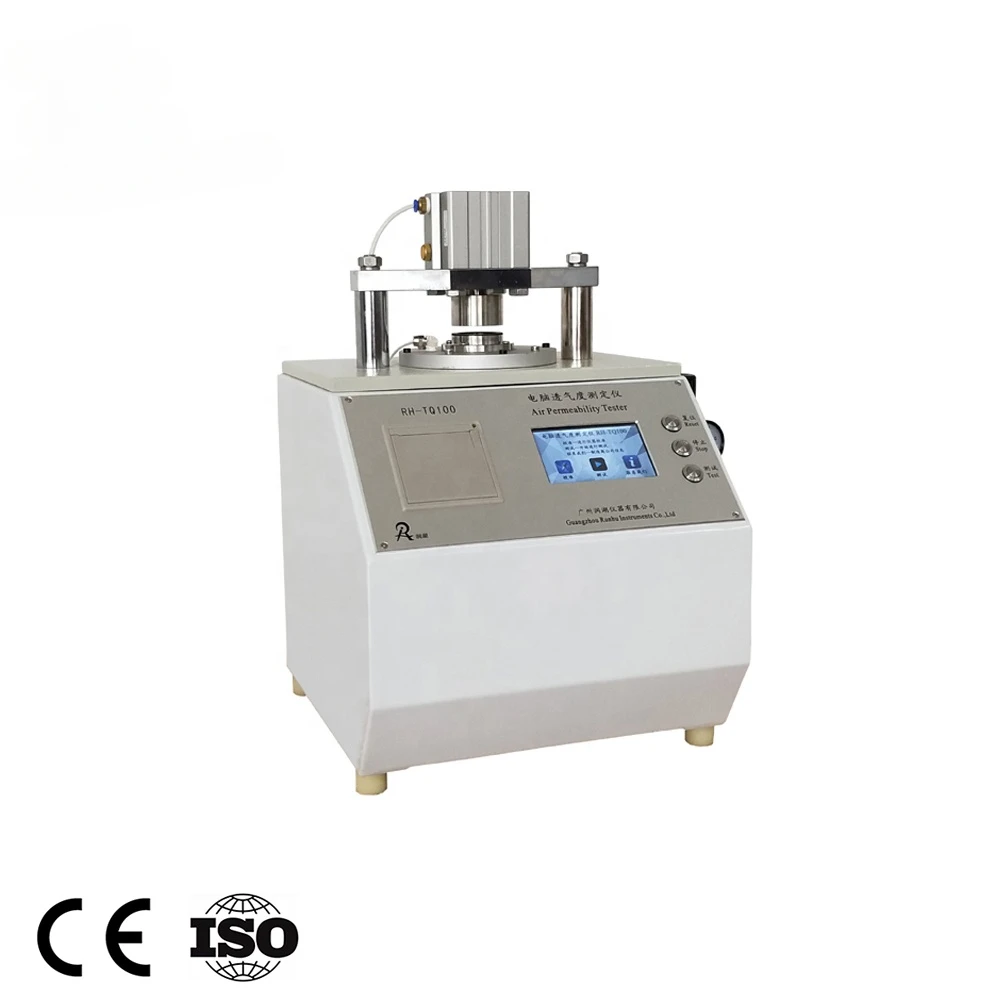 RH-TQ100 for paper fabric film high quality air permeability tester