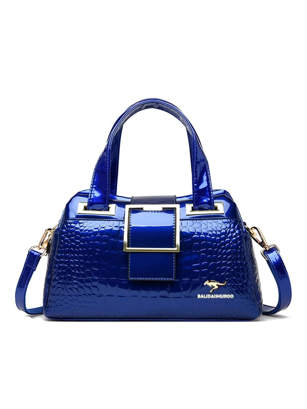 Women\'s Elegant Luxurious Crocodile Leather Shoulder Handbag