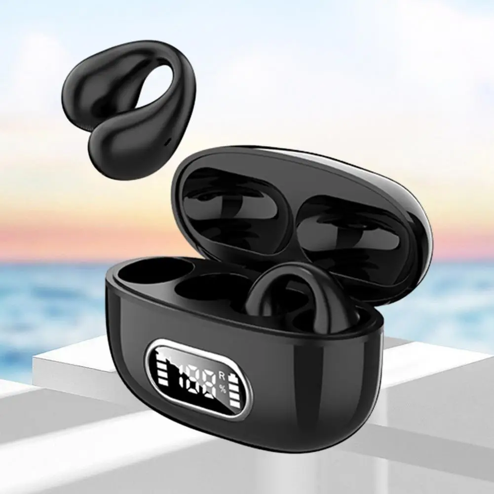 Earphones with 5.3 Chip Earphones with Lower Delay High-quality Wireless Earbuds with Hd Mic Bluetooth 5.3 Chip Led Display