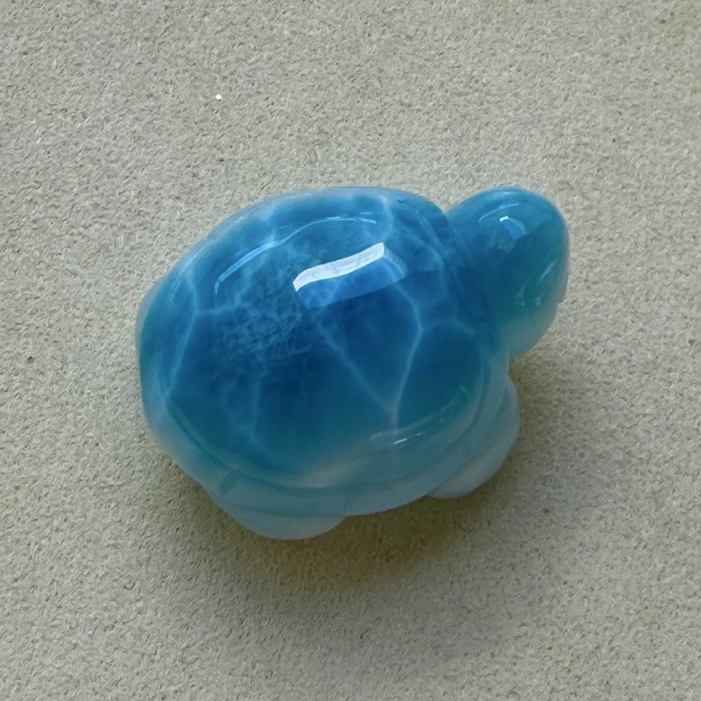 

Natural Blue Larimar Pattern Gemstone Pendant 35.9/28/18.8mm Turtle Women Men Larimar Big Size Necklace Fashion Jewelry AAAAAA