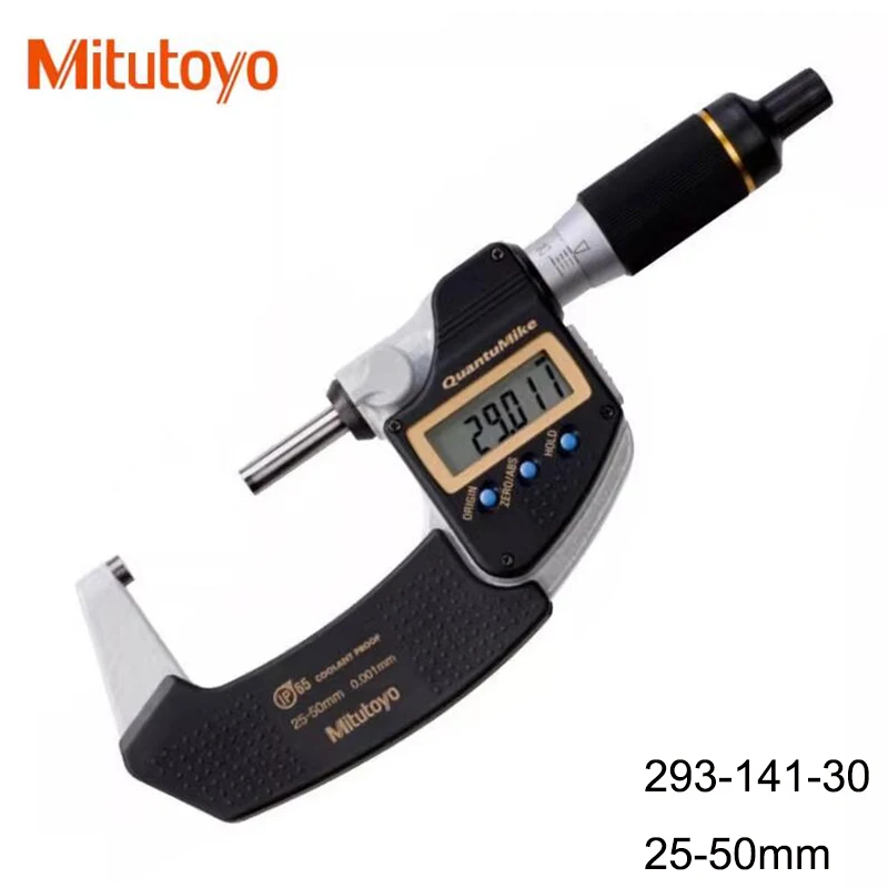 Mitutoyo IP67 Coolant-proof Faster measurement Micrometer,0-25/25-50/50-75/75-100mm,293-140-30 293-141-30 293-142-30 293-143-30