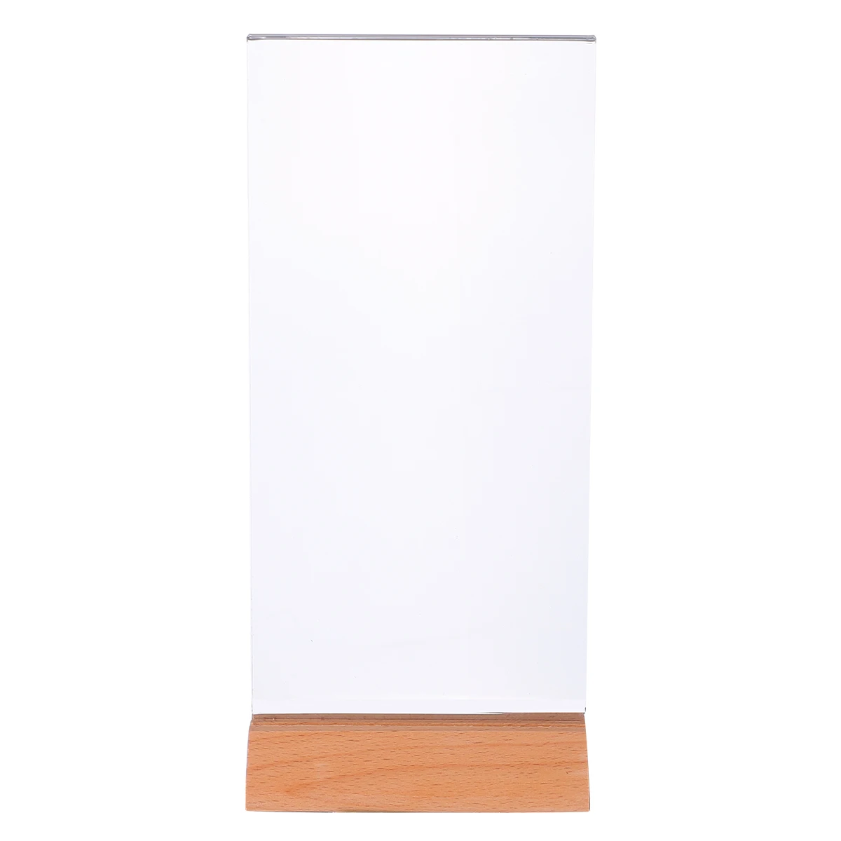 

Acrylic Dining Brand Tabletop Picture Holder Dinner Sign Display Stand Menu Holders Easel Office
