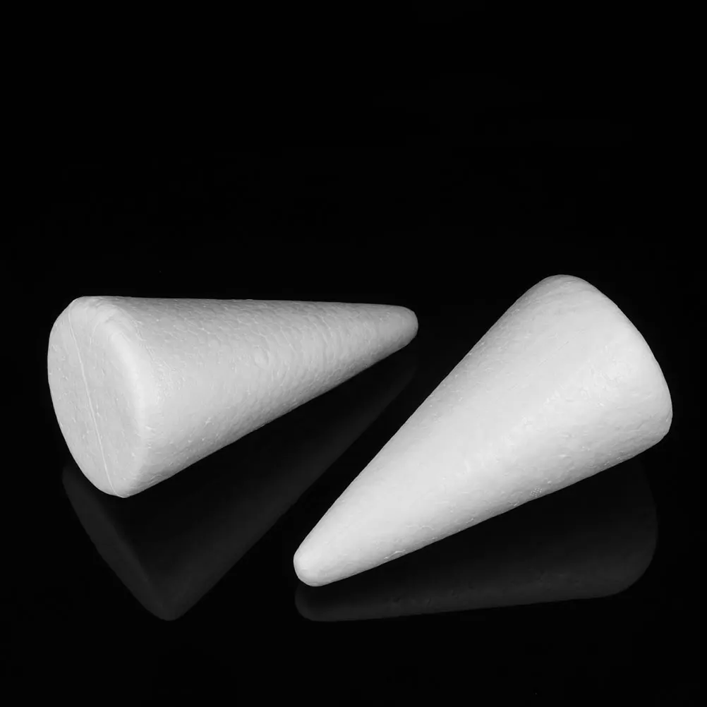 

8Pcs DIY Foam Cones Craft Set for Creative Art Making Preschool Kindergarten Church Activities Home Learning Tool