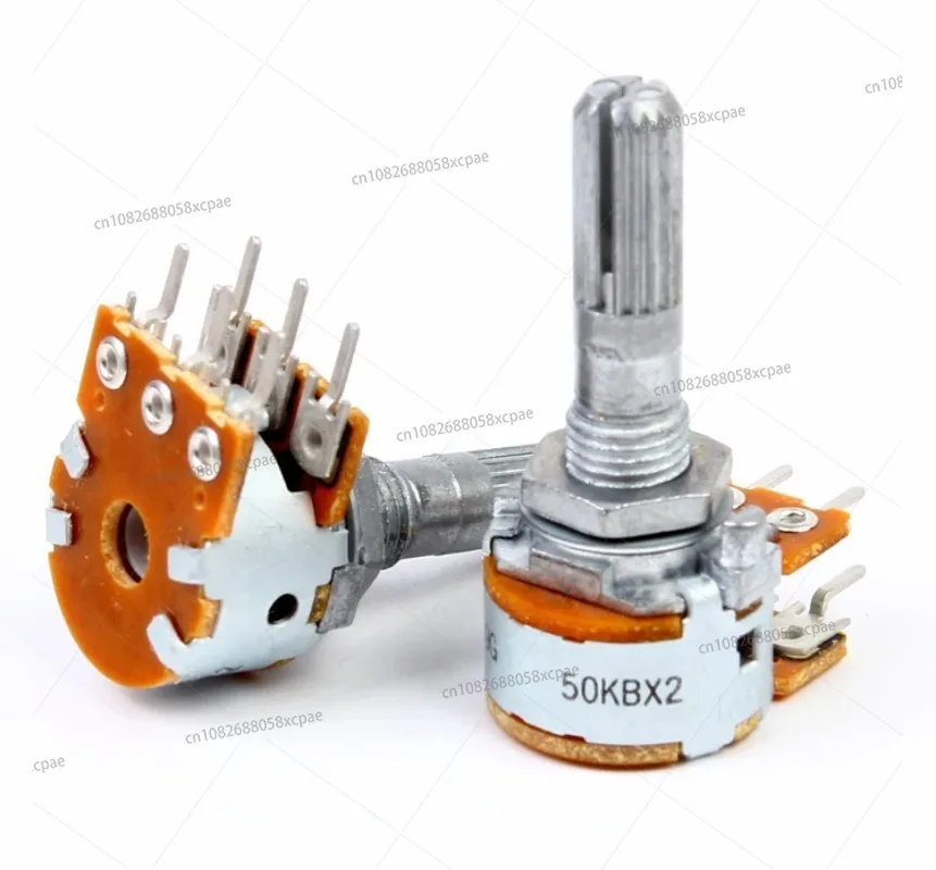 RK163 16 Type 10KB20KA 50KB 100KA Duplex Six-Lead Volume Potentiometer