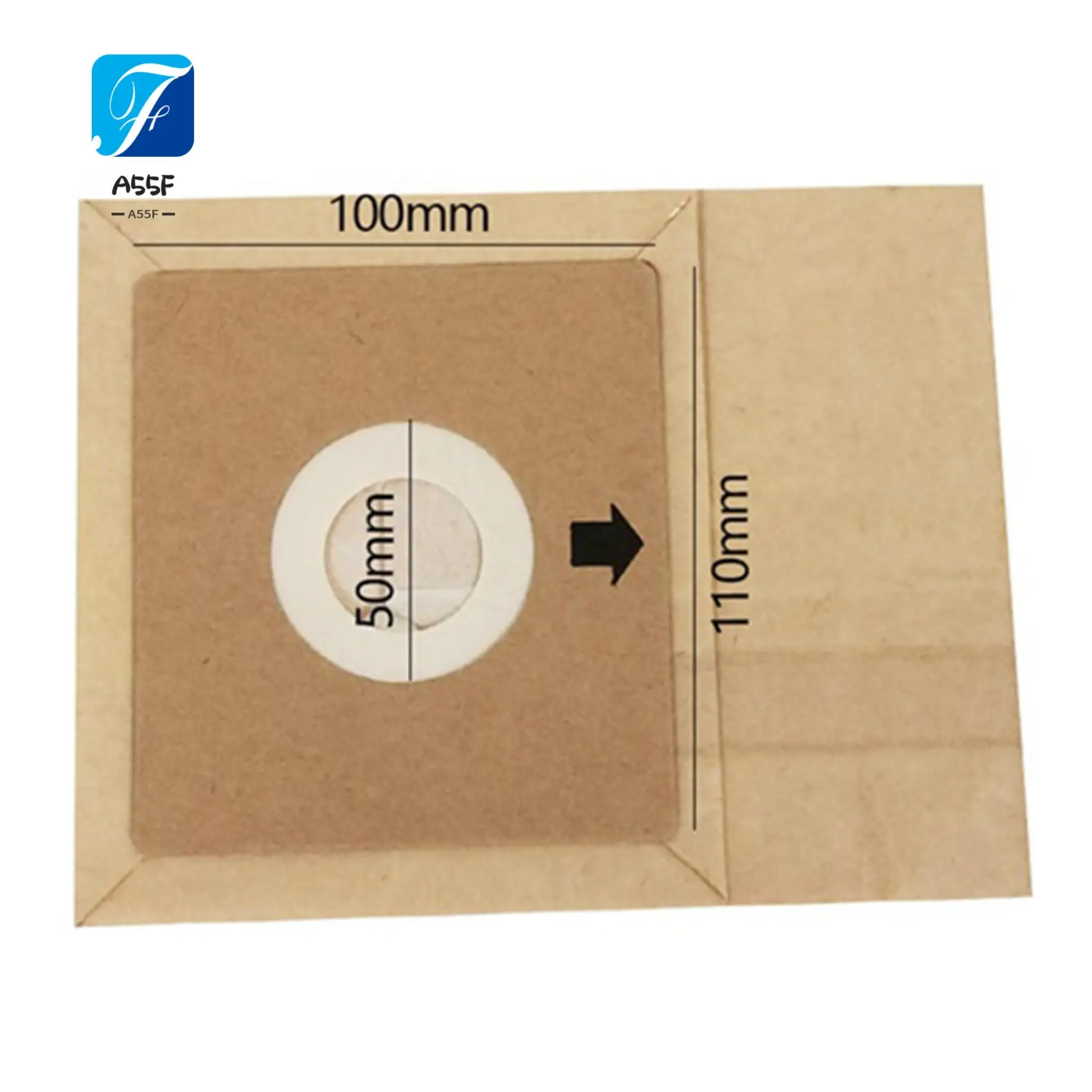 

A55F-5Pcs For Electrolux//Sharp//Pensonic Vacuum Cleaner Replacement Paper Dust Bags 110Mmx100mm