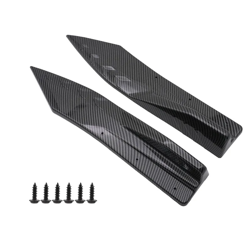 43CM Universele Autovoorkant Achter Bumper Strip Lip Spoiler Diffuser Splitter Krasbeschermer For Audi BMW HONDA