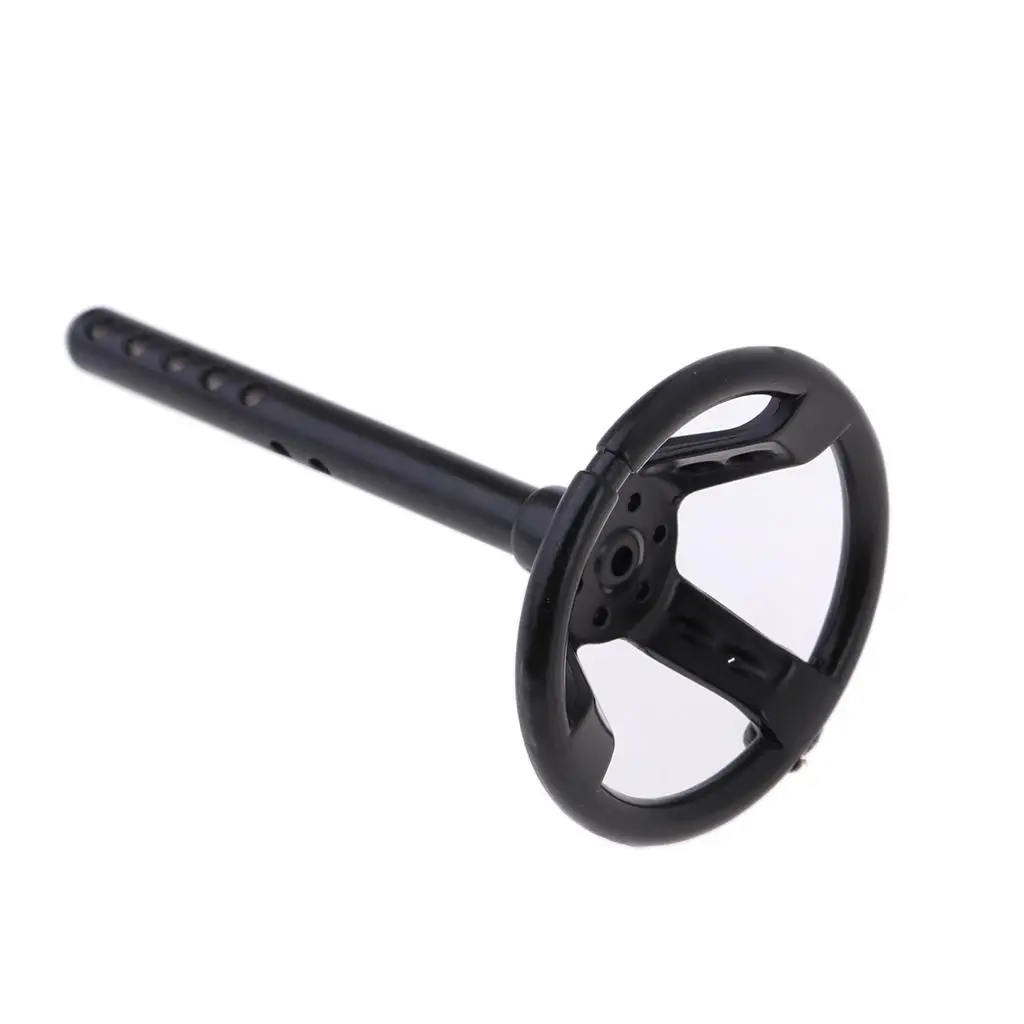 Realistic Steering Wheel 1 10 RC Car Metal Accessory for Crawler Truck Kit Model Assembly