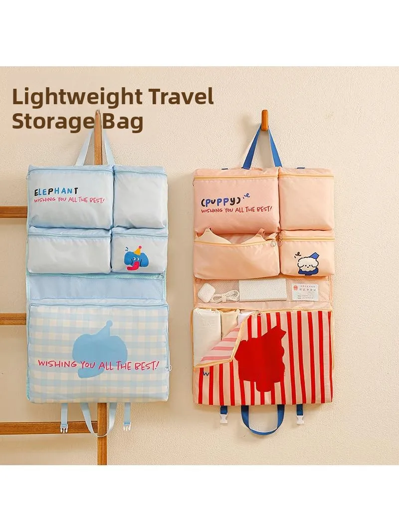 

Large Capaci Multifunctional Travel Clothing Storage Bag Hanging id Design Handheld Organizer for Busin Trips
