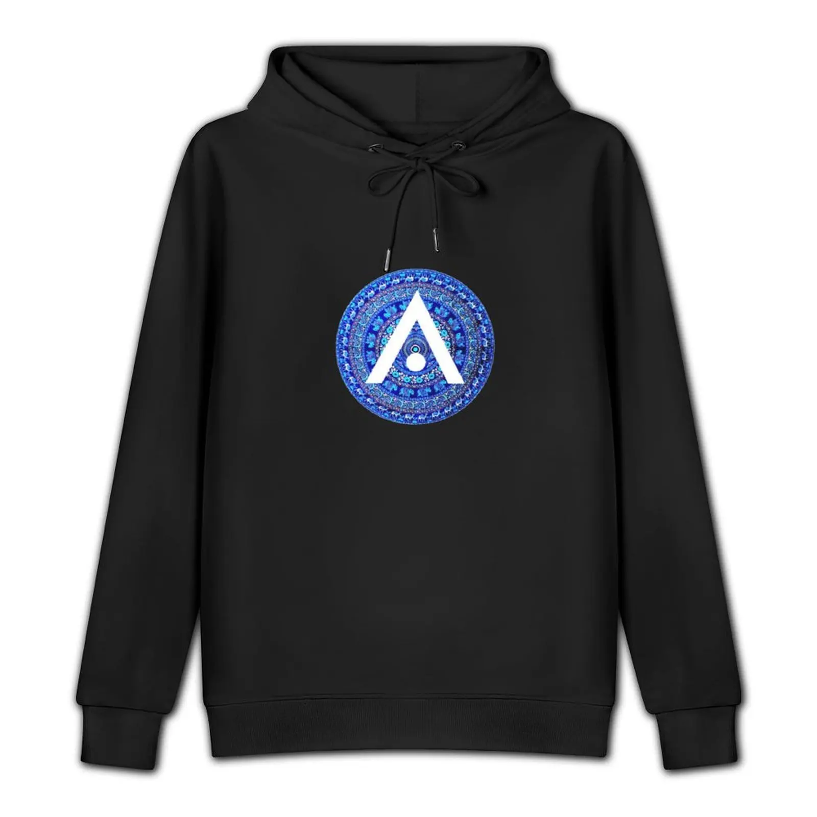 Blue Boho Aveda Logo Pullover Hoodie autumn clothes tracksuit men