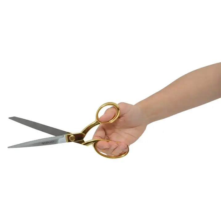 Aço inoxidável Sewing Scissors, Moda Bent, Gold Sewing, 1-Count, 9"