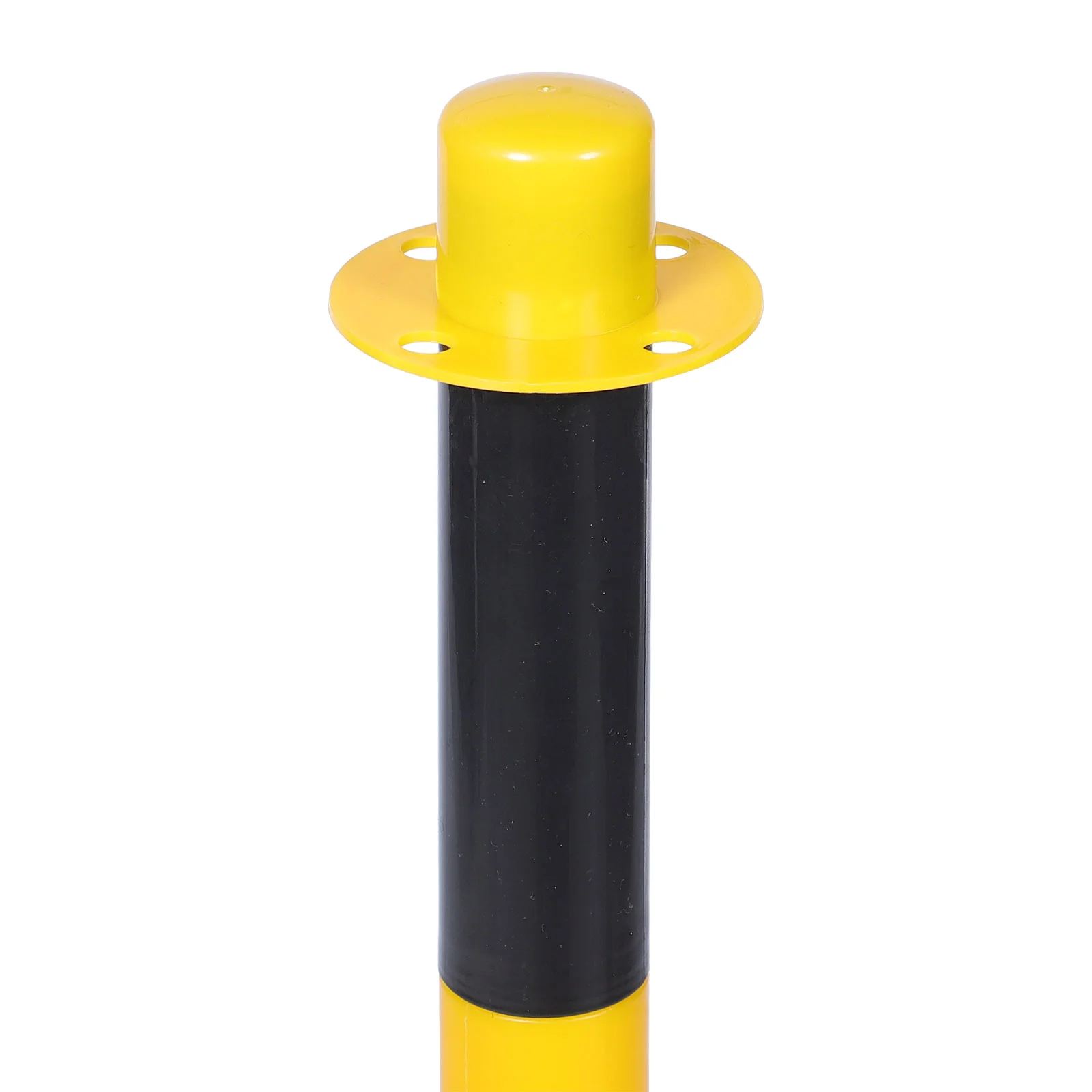 2 Pcs Water Injection Warning Column Pole Yellow Barrier Parking Car Emergency Garage Assist