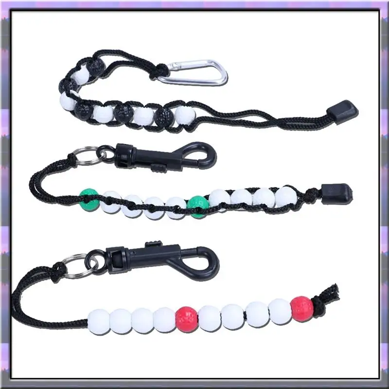 

ABJX New Golf Scorer Golf Bead Chain Scorer Easy To Carry Golf Scoring Supplies