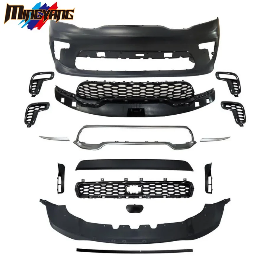 Auto Facelifts SRT Design Body kit Car Front Bumper for Dodge Durango 2011+ Bodykit