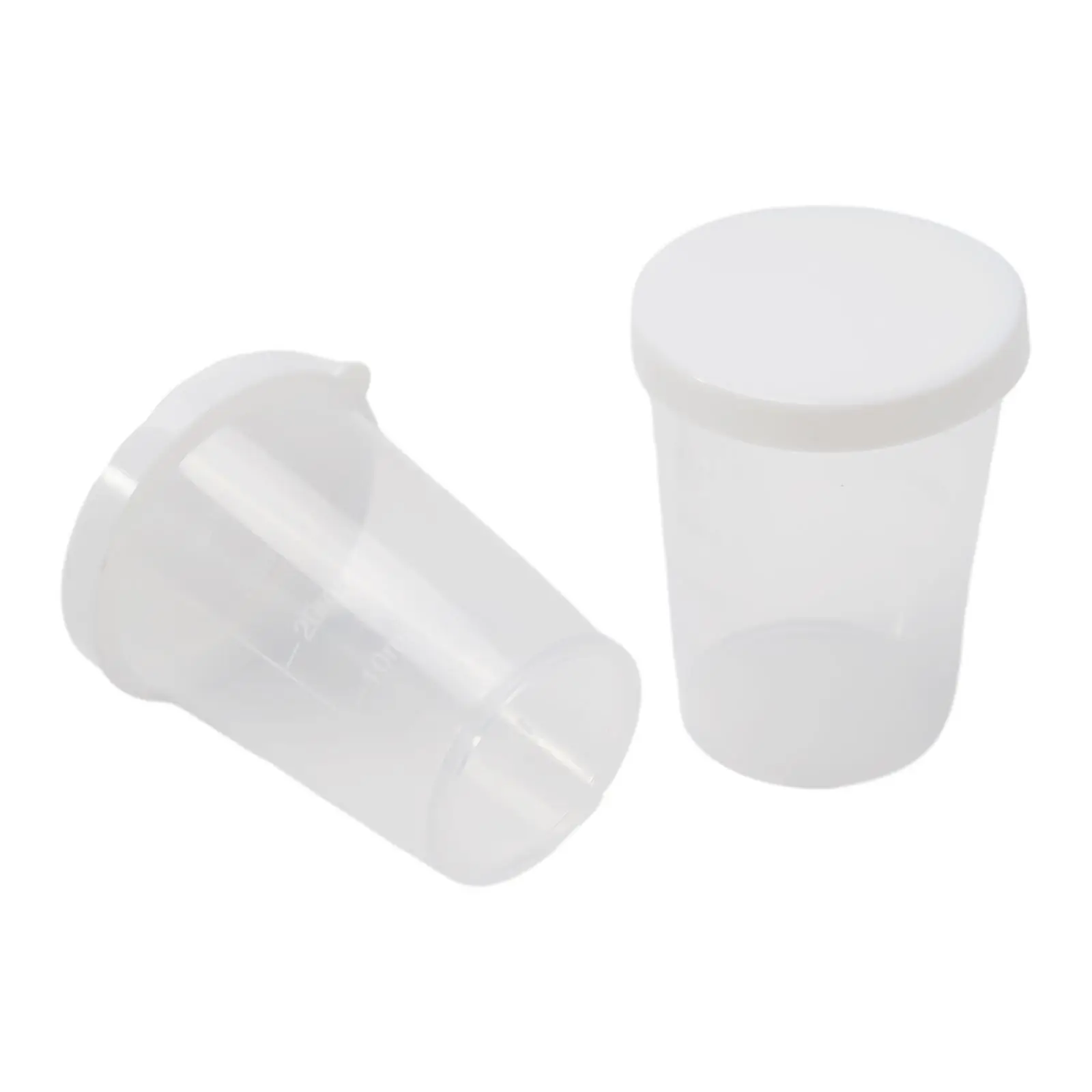 Lab Measure Cups Liquids Measuring tools 20pcs set Canister Container Experiment Holder Plastics Samples Storage
