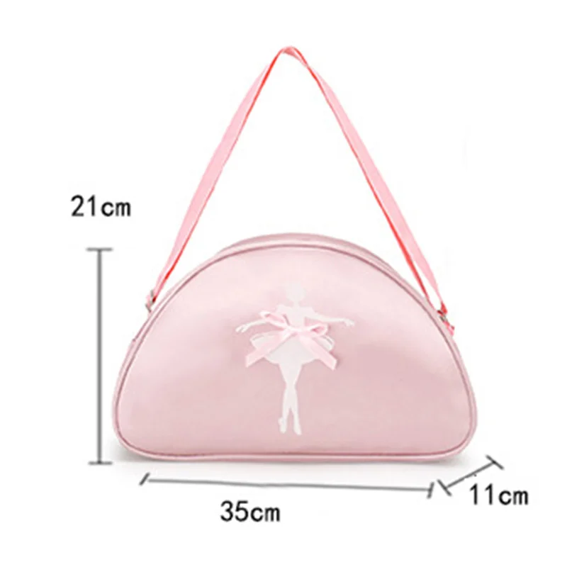 Ballet Dance Bags Handbag Pink Girls Lovely Backpack Baby Package Ballet Bag Handbag One Shoulder Bag Waterproof Princess Bag