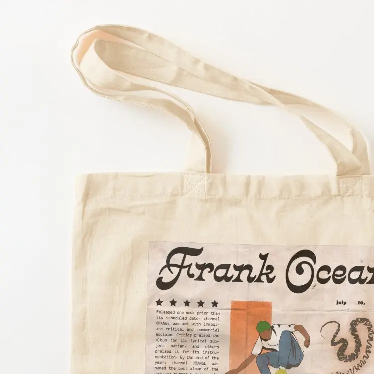 Frank Ocean Channel Orange Tote Bag bags for women custom fabric bag shopper bag women Canvas