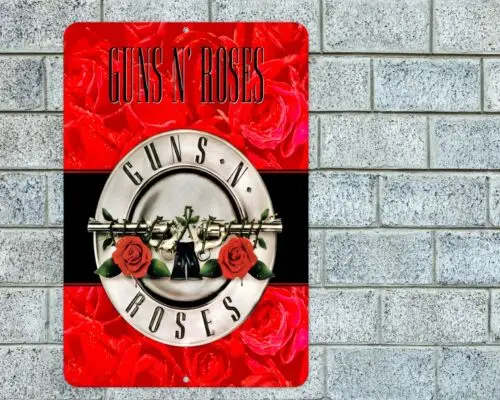 Guns N Roses Sign Aluminum Metal 8