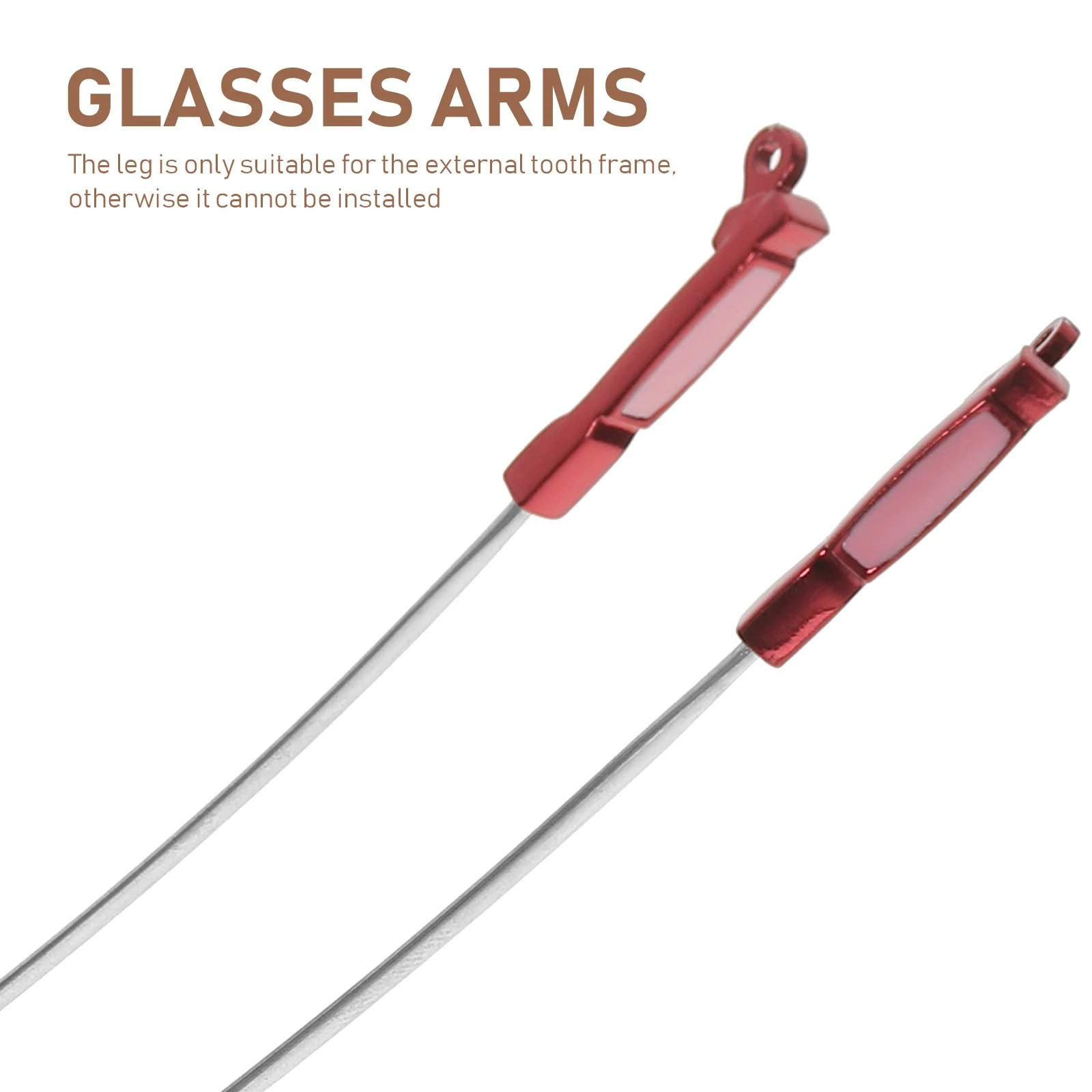 

Metal Eyeglasses Temple Replacement Parts Repair Kit Glasses Arms Legs Sunglasses Universal Accessories Durable Easy Install