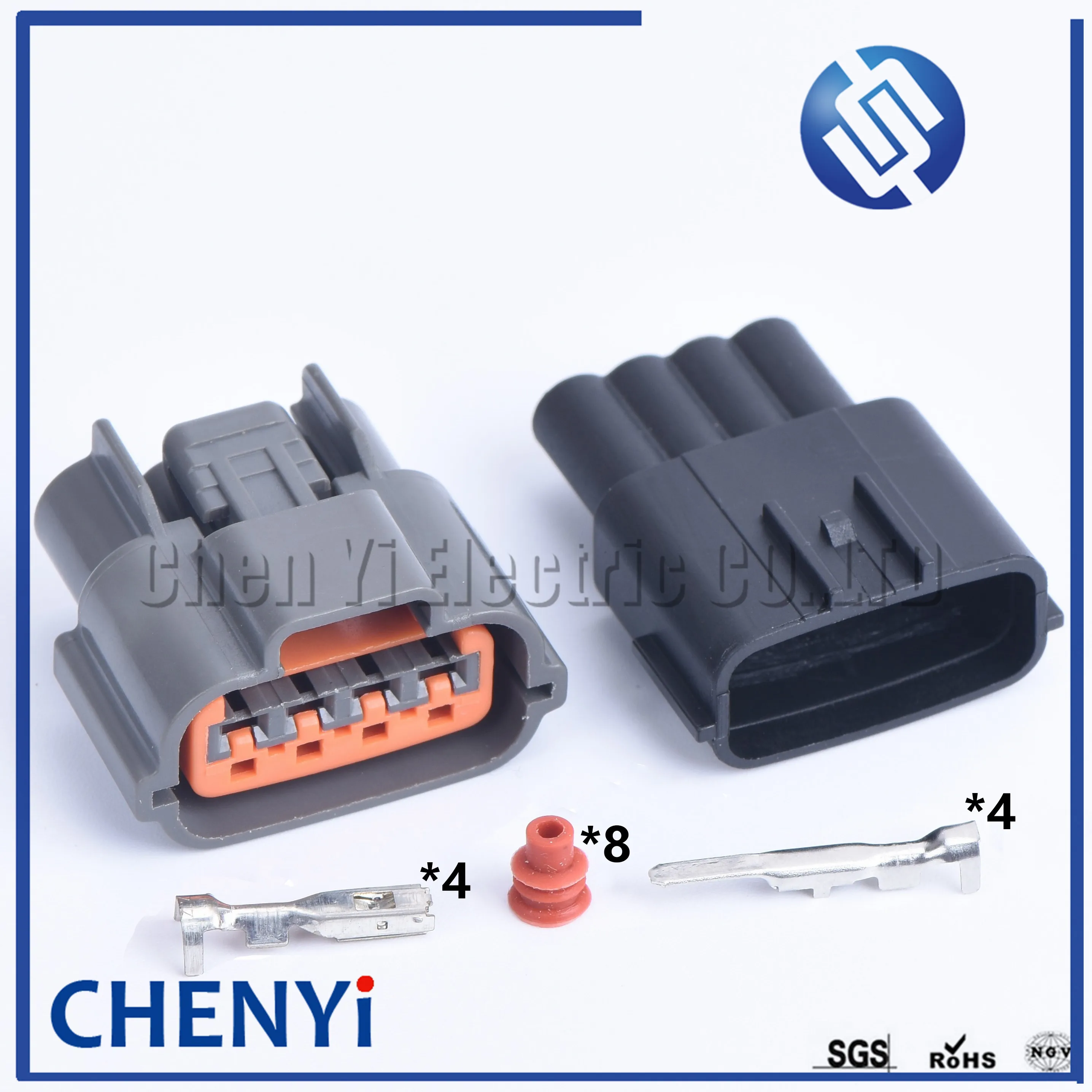 2 set 4 Pin (2.2) male or female Gasoline Pump Plug Alternator Repair Connector oxygen sensor plug For Nissan 6098-0144