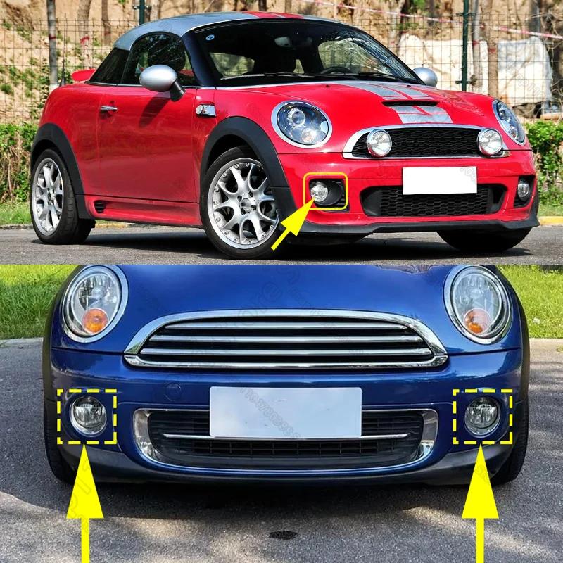مصابيح الضباب الأمامية (بدون لمبة) لـ 2007-2015 BMW Mini Cooper (R55 R56 R57 R58 R59) 63172751295