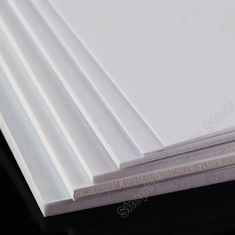 1-10Pcs White ABS Plastic Board Sheet Plate Material for DIY Model Part Accessories Thick 0.5/0.8/1/1.5/2/3/4/5mm L=100-500mm