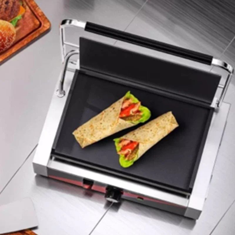 Electric Plate Pickpocket Stove Commercial Up and Down Flat Electric Steak Sanming Toast Machine