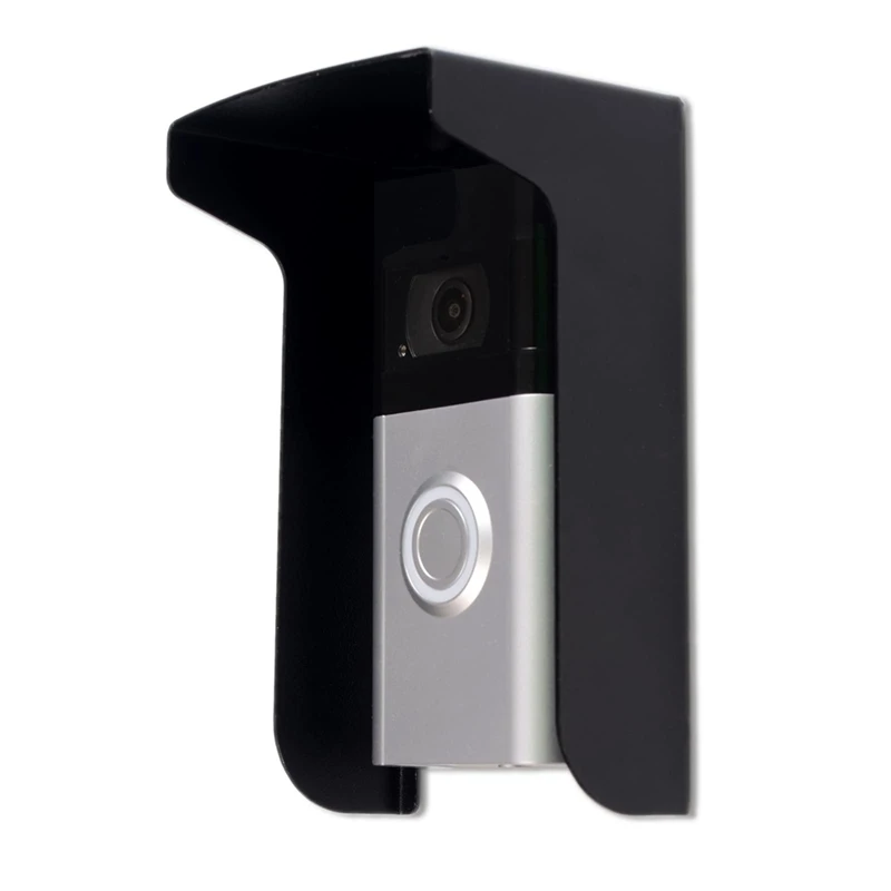 Doorbell Rain Cover Ring Doorbell Anti-Glare Cover, Steel Doorbell Weather-Blocking Cover Protection For Most Doorbells