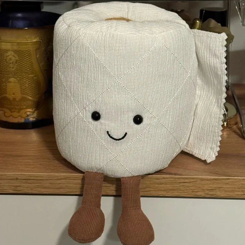 

Simulation Jelly Toilet Paper Doll Letter Sanitary Tissue Creative And Quirky Plush Toy Pendant Cute Desktop Ornament Gift