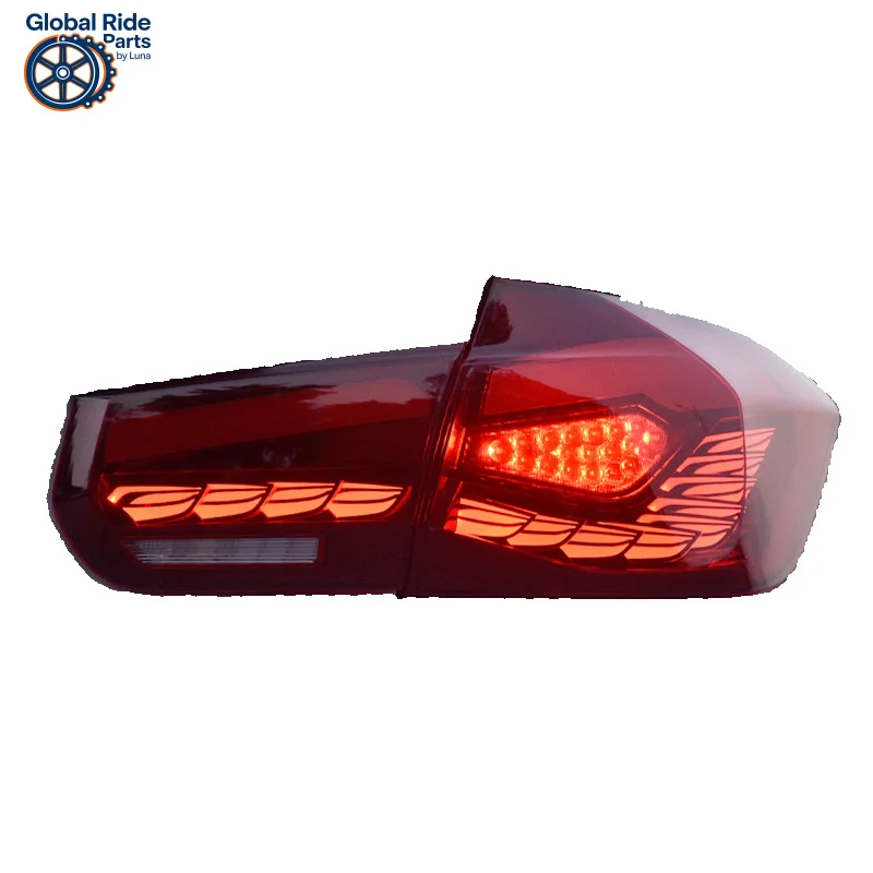 

Подходит для BMW 3 серии в сборе 13-18 моделей F30 F35 модифицированный M4 GTS чешуя дракона светодиодный задний фонарь поток