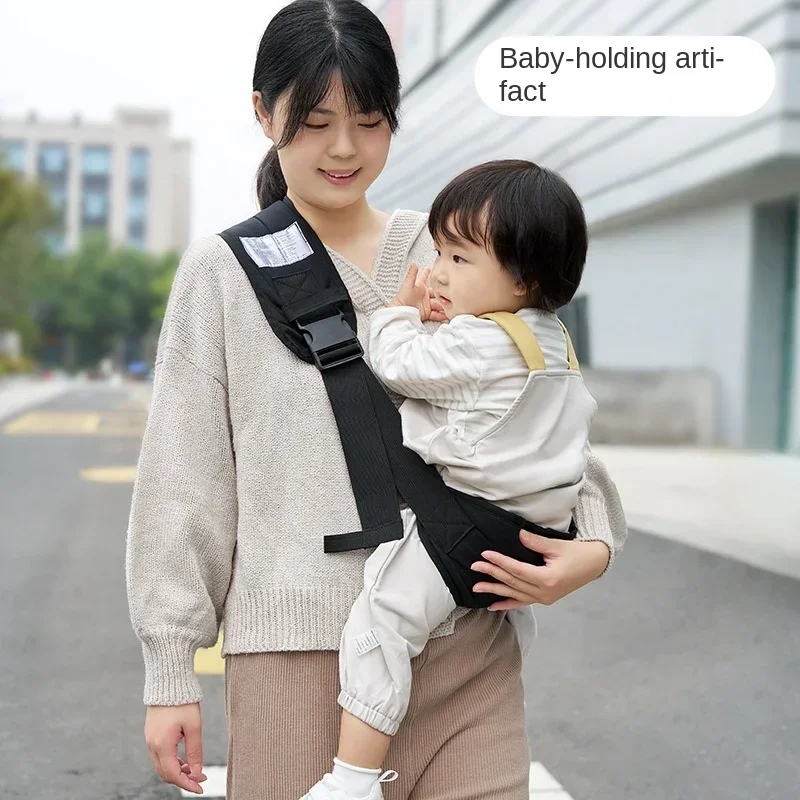 Children\'s Sling Simple Multi-functional Sling Waist Stool Baby Going Out Child Sling Baby Artifact Baby Front Hug Type