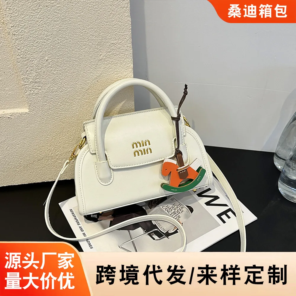 

Niche design advanced texture retro handbag small bag women's new spring and summer versatile messenger bag small square bag