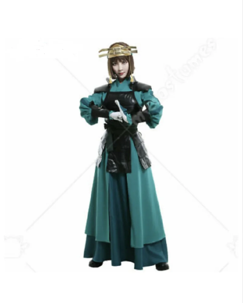 

Cosplay Costume Anime Dress Green Warrior Suit Customized Adult