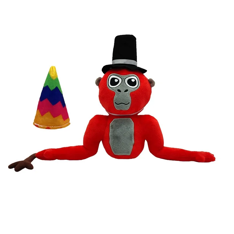 28cm Gorilla Tag Plush Doll Colorful Gorilla Tag Monke Anime Plush Toys Soft Stuffed Animals Dolls Home Decoration Girls Gifts
