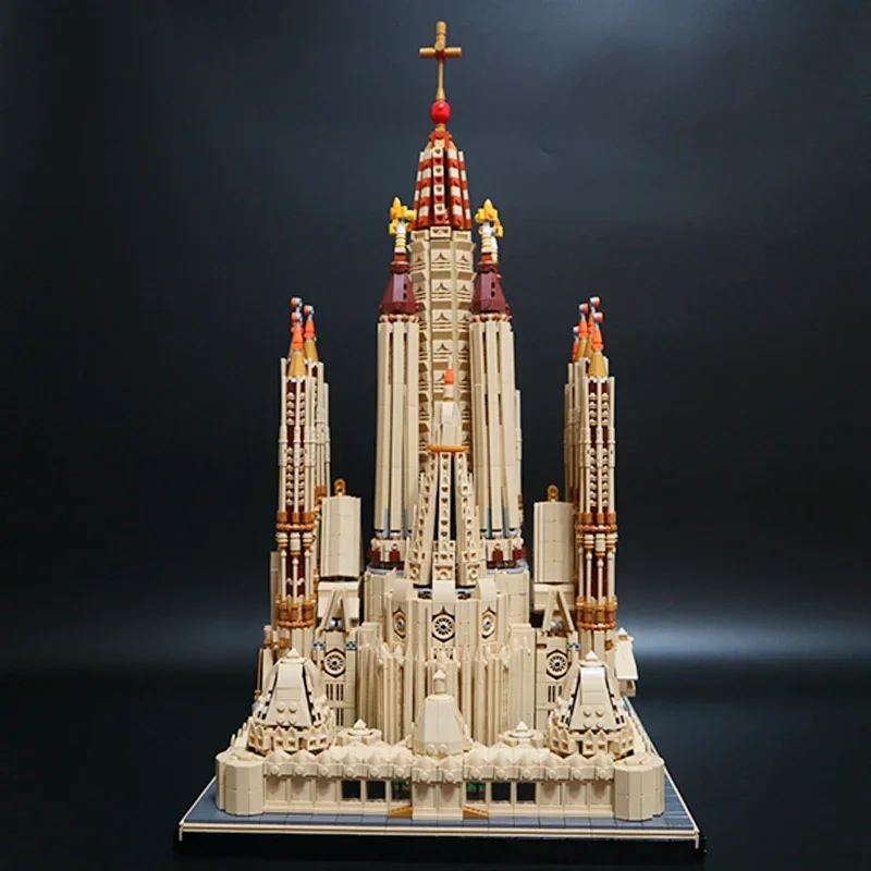 Bloques de construcción Moc famoso modelo Street View Sagrada Familia tecnología bloques modulares regalos juguetes para niños DIY conjuntos de montaje