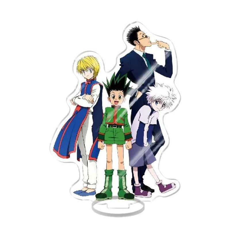Hot Anime Hunter X Hunter Series Acrylic Stand Cartoon Character Gon Killua Creativity HD Printed Acrylic Stand Desktop Toy Gift - view 6