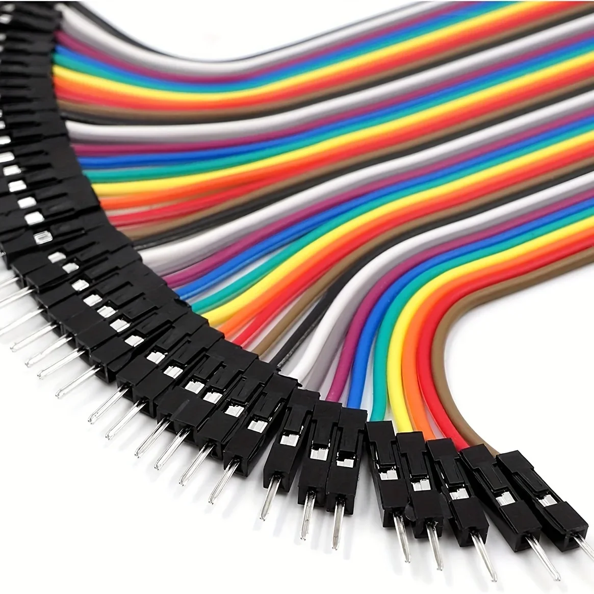 Arduino DIY 10/15/20/30cm 40 pin breadboard jumper, male to male/female to female/male to female ribbon cable