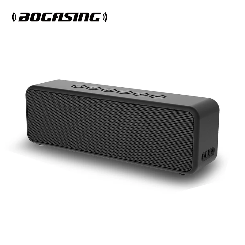 BOGASING M6 Bluetooth Speaker Super Bass 30W Output Power Bluetooth Speaker With IPX6 Waterproof Performace Camping Speaker