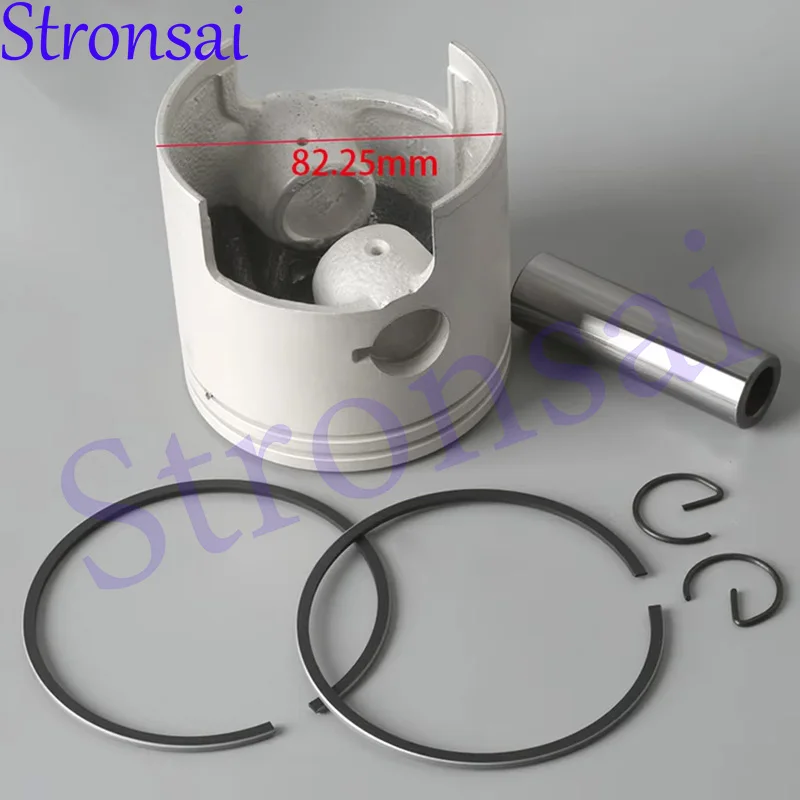 688-11635-02 Piston set +0.25mm for yamaha outboard 2T 48HP 50 HP 55HP 75HP 85HP 688-11635-03 688-11635 Outer diameter：82.25mm