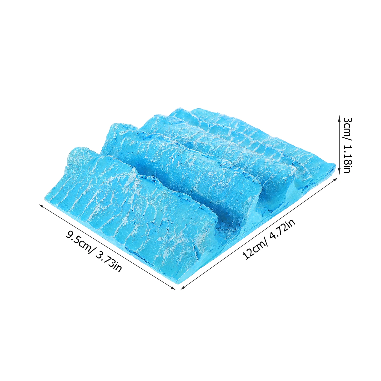 Harz Ozean Tisch Landschaft Prop Desktop Meer Dekor Einzigartige auffällige künstlerische Touch Landschaft Sand Tisch Modell