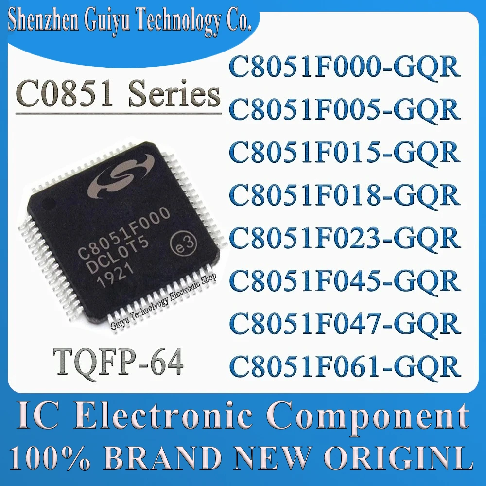

C8051F005-GQR C8051F015-GQR C8051F000-GQR C8051F018-GQR C8051F023-GQR C8051F045-GQR C8051F047-GQR C8051F061-GQR C8051F061 IC