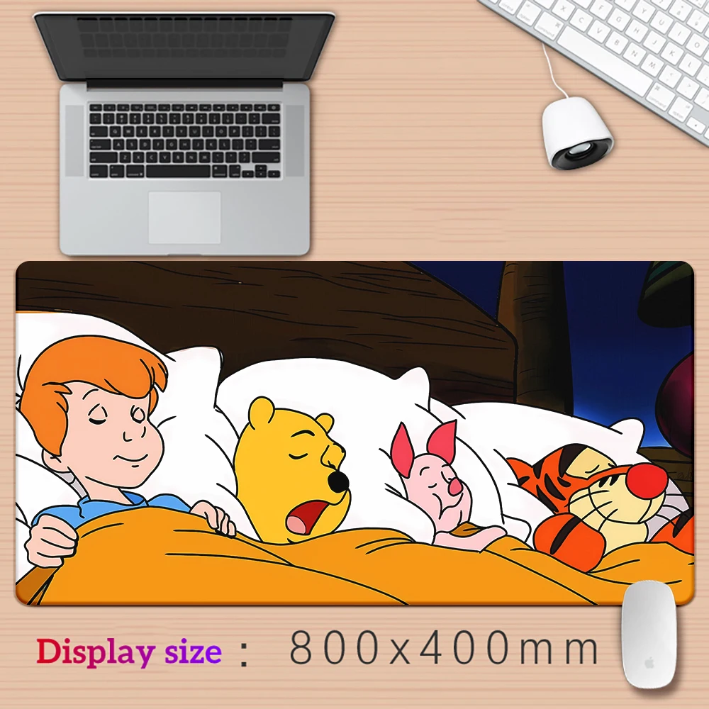 Winnie the Pooh Cartoon Mouse Pad Keyboard Gaming Accessories Mouse Mats, Game Office  coffee table coasters mat, Set up desktop