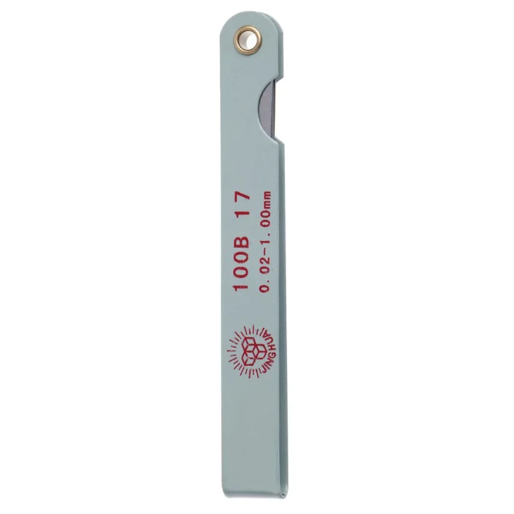 Feeler Gauge Achieve Accurate Measurements with Carbon Steel Feeler Gauge Set with 17 Blades and Metric Measurements