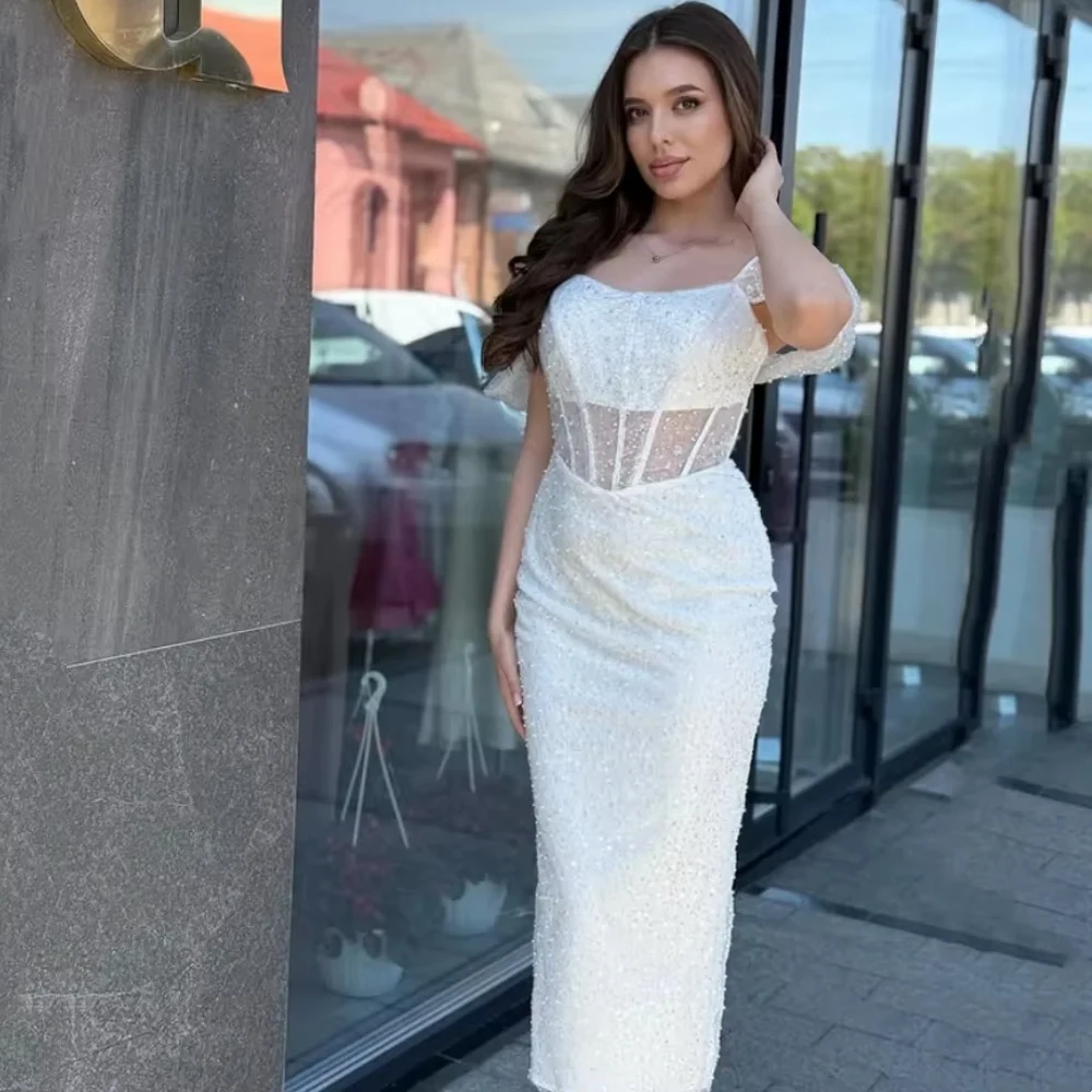 Maßgeschneiderter Fischschwanzrock, elegante Damenkleider für Hochzeitsfeierkleider, maßgeschneiderte Roben de Cocktail-Abschlussballkleider