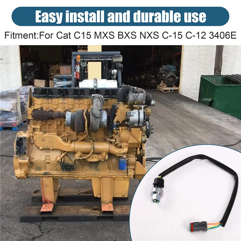 

ABXN-Oil Pressure Sensor 194-6725 1946725 239-2396 2392396 For Caterpillar C15 MXS BXS NXS C-15