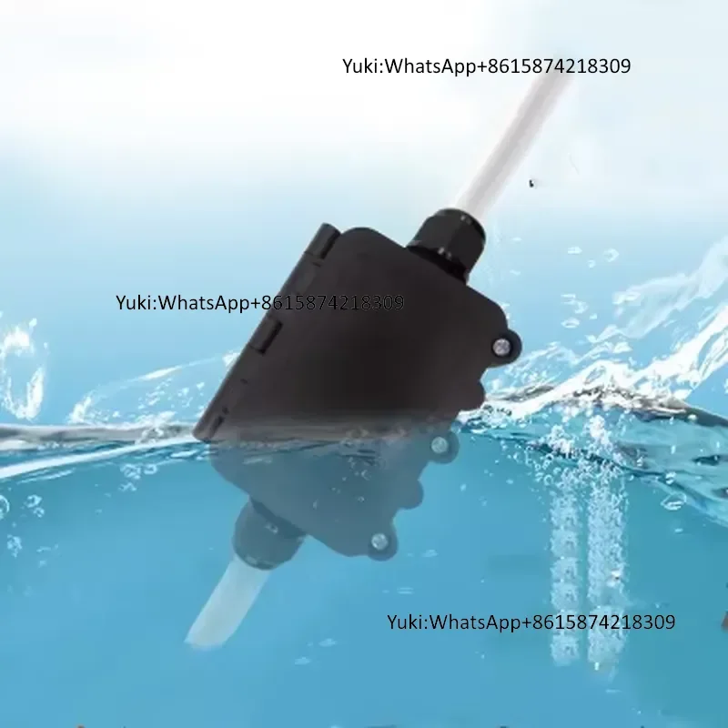IP68 Waterproof Sunproof Electrical Cable Wire Junction Box with Terminal Block Plastic Shell for Cable Connection