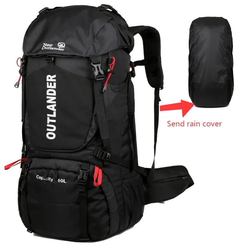 

Outdoor Sports Hiking Backpacks 60L Large Capacity Hiking Men Women Camping Schoolbag Travel Backpack Рюкзак Мужской 60 Литров